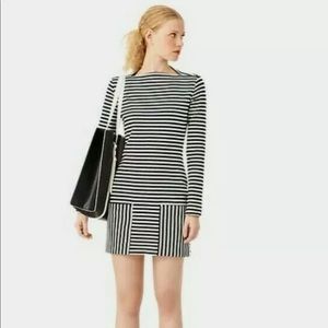 Kate Spade Saturday long sleeve striped dress